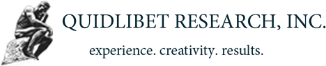 QUIDLIBET RESEARCH, INC. experience. creativity. results.